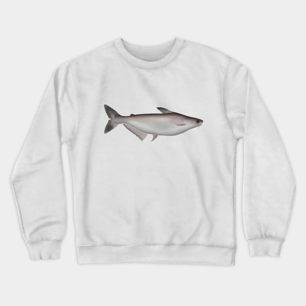 Iridescent Shark Crewneck Sweatshirt by FishFolkArt